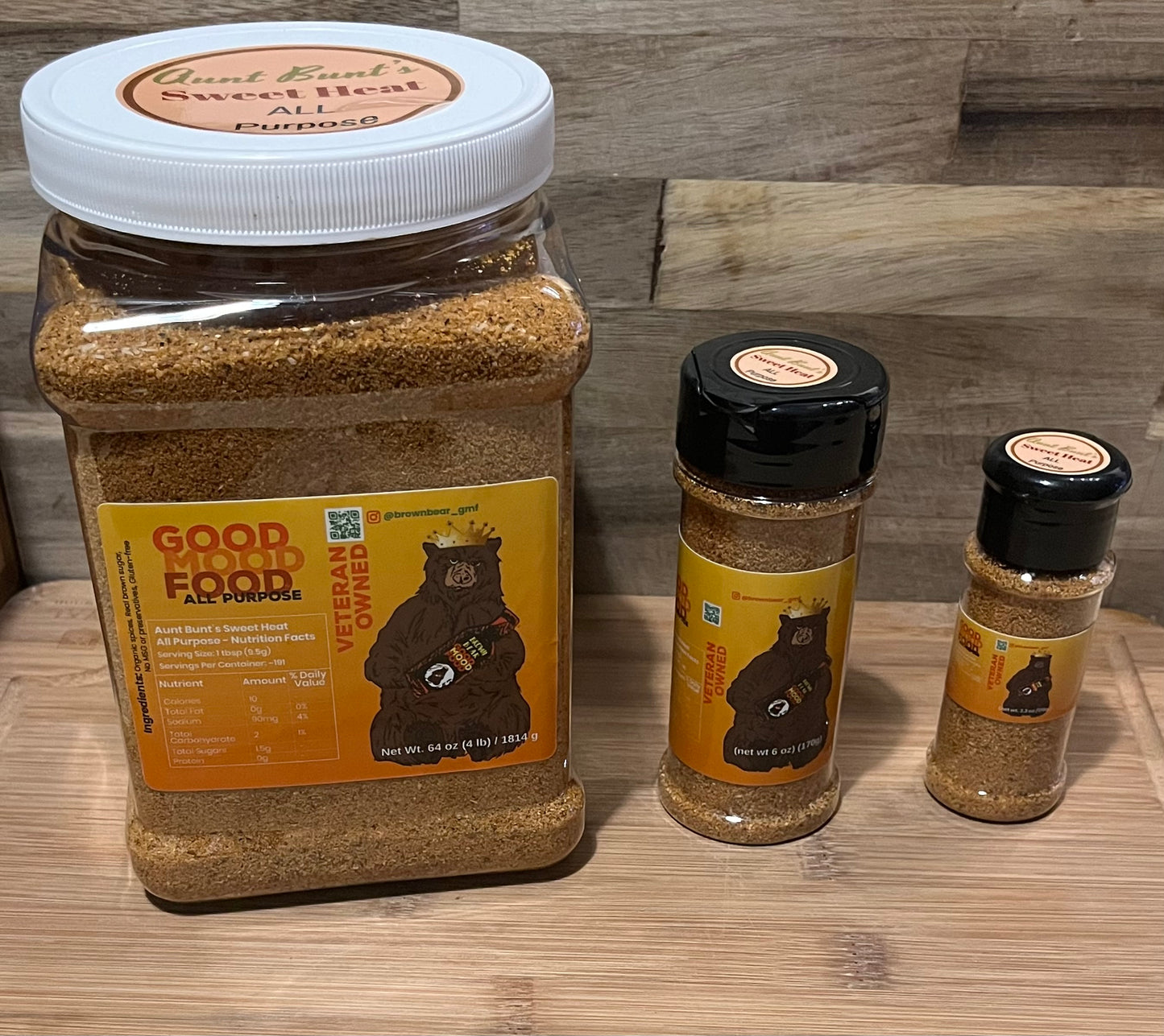 Aunt Bunt’s Sweet Heat (Organic All Purpose Seasoning)