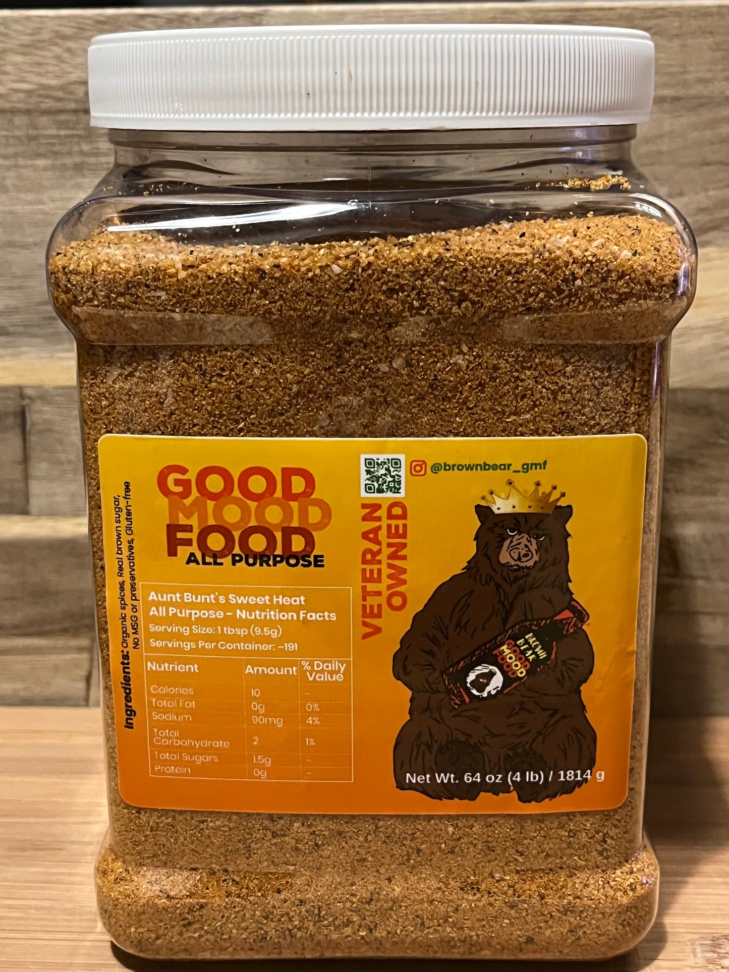 Aunt Bunt’s Sweet Heat (Organic All Purpose Seasoning)